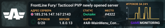 FrontLine Fury/ Tacticool PVP newly opened server
