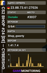 CS2 BHOP #24 [DE] — CYBERSHOKE.NET (TIER 1-2 - EASY)