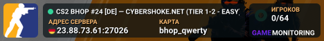 CS2 BHOP #24 [DE] — CYBERSHOKE.NET (TIER 1-2 - EASY)