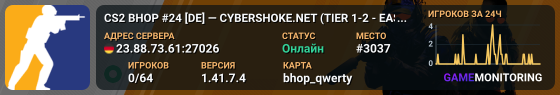CS2 BHOP #24 [DE] — CYBERSHOKE.NET (TIER 1-2 - EASY)