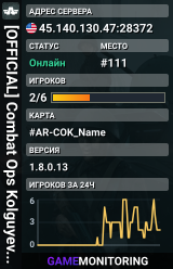 [OFFICIAL] Combat Ops Kolguyev -  17331050 - (US-LA)