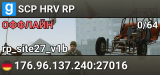 SCP HRV RP