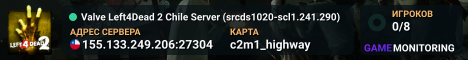 Valve Left4Dead 2 Chile Server (srcds1020-scl1.241.290)