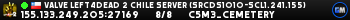 Valve Left4Dead 2 Chile Server (srcds1010-scl1.241.155)