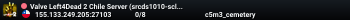 Valve Left4Dead 2 Chile Server (srcds1010-scl1.241.89)