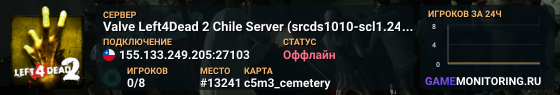 Valve Left4Dead 2 Chile Server (srcds1010-scl1.241.89)