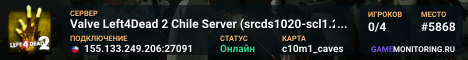 Valve Left4Dead 2 Chile Server (srcds1020-scl1.241.77)