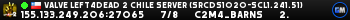 Valve Left4Dead 2 Chile Server (srcds1020-scl1.241.51)