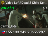 Valve Left4Dead 2 Chile Server (srcds1020-scl1.241.283)
