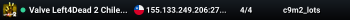 Valve Left4Dead 2 Chile Server (srcds1020-scl1.241.283)