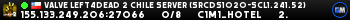 Valve Left4Dead 2 Chile Server (srcds1020-scl1.241.52)