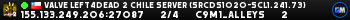 Valve Left4Dead 2 Chile Server (srcds1020-scl1.241.73)