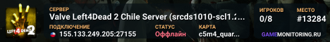Valve Left4Dead 2 Chile Server (srcds1010-scl1.241.141)