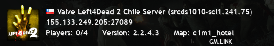 Valve Left4Dead 2 Chile Server (srcds1010-scl1.241.75)