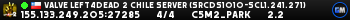 Valve Left4Dead 2 Chile Server (srcds1010-scl1.241.271)