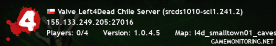 Valve Left4Dead Chile Server (srcds1010-scl1.241.2)