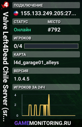 Valve Left4Dead Chile Server (srcds1010-scl1.241.7)