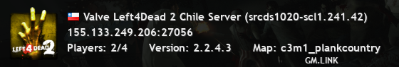 Valve Left4Dead 2 Chile Server (srcds1020-scl1.241.42)