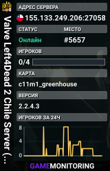 Valve Left4Dead 2 Chile Server (srcds1020-scl1.241.44)