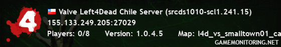 Valve Left4Dead Chile Server (srcds1010-scl1.241.15)