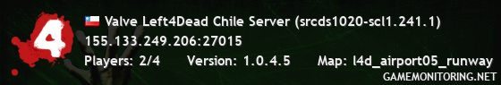 Valve Left4Dead Chile Server (srcds1020-scl1.241.1)