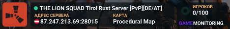 THE LION SQUAD Tirol Rust Server [PvP][DE/AT]