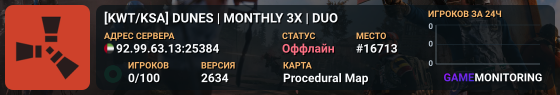 [KWT/KSA] DUNES | MONTHLY 3X | DUO