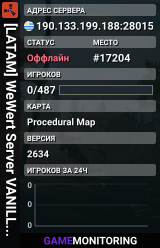 [LATAM] WeWert Server VANILLA | Biweekly | WIPE 1/10