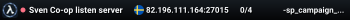 Sven Co-op listen server