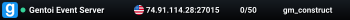 Gentoi Event Server