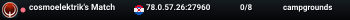 cosmoelektrik's Match