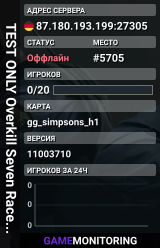 TEST ONLY Overkill Seven Race Balance