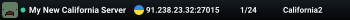 My New California Server