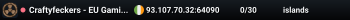 Craftyfeckers - EU Gaming Servers Since 2005