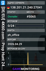 [DE/EU] 4K60.com | Prop Hunt 24/7 | X2Z | 13 Maps | Taunts