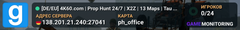 [DE/EU] 4K60.com | Prop Hunt 24/7 | X2Z | 13 Maps | Taunts