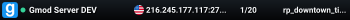 Gmod Server DEV