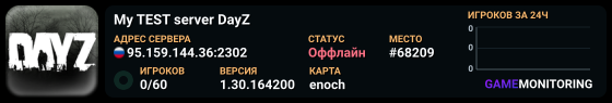My TEST server DayZ