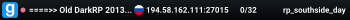====>> Old DarkRP 2013 | ПЕРЕОТКРЫТИЕ | <<====