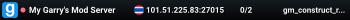 My Garry's Mod Server