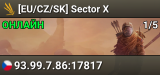 [EU/CZ/SK] Sector X