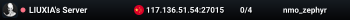 LIUXIA's Server