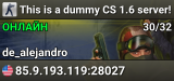 This is a dummy CS 1.6 server!