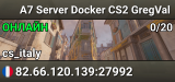 A7 Server Docker CS2 GregVal