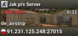 Jak pi's Server