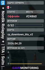 ✦ Nordik Roleplay ✦ | TFA | Suits | Custom Content | PvP |