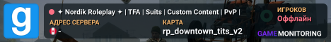 ✦ Nordik Roleplay ✦ | TFA | Suits | Custom Content | PvP |