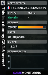 This is a dummy CS 1.6 server!