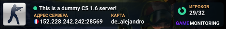 This is a dummy CS 1.6 server!