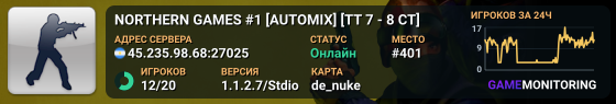 NORTHERN GAMES #1 [AUTOMIX]  [TT 13 - 11 CT]